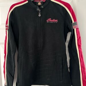 Fleece lined sweater-jacket